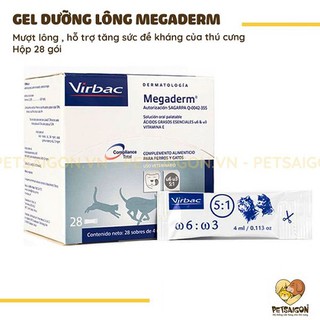Gel dưỡng lông megaderm cho chó mèo