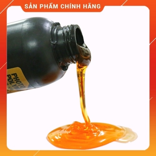 Keo Polymer đổ dấu Hàn Quốc màu cam 250ml-500g-1kg