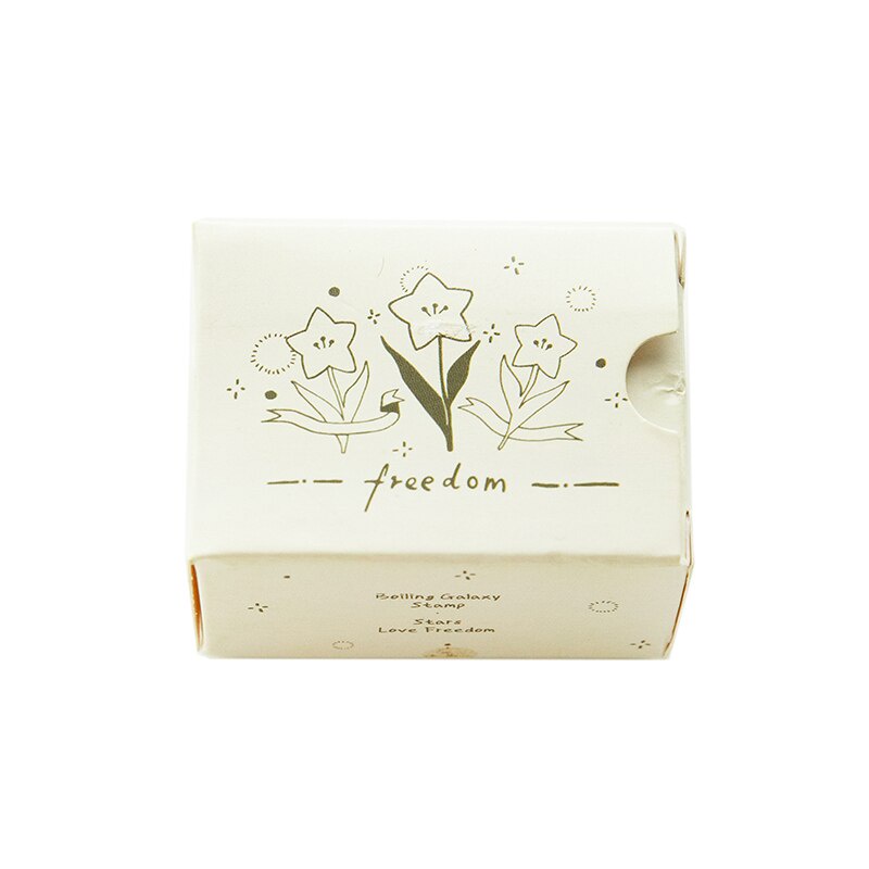 Con dấu gỗ in họa tiết xinh xắn dùng để trang trí sổ tay thủ công DIY