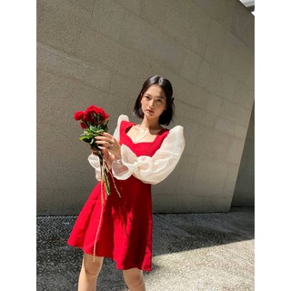 [W Concept] Váy đỏ nữ - HEBE DRESS