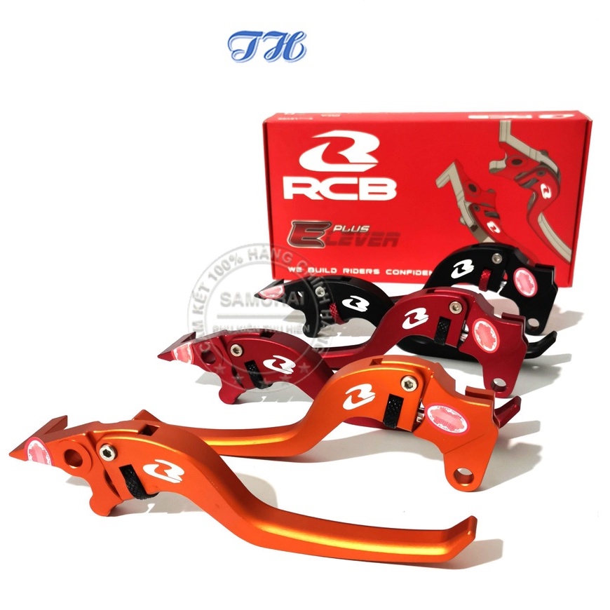 Cặp Tay thắng RCB mẫu E+ dùng cho Ex 155, Ex 150, Ex  135, Ex 2005 - 2010 nhôm cao cấp nguyên khối chính hãng racing boy