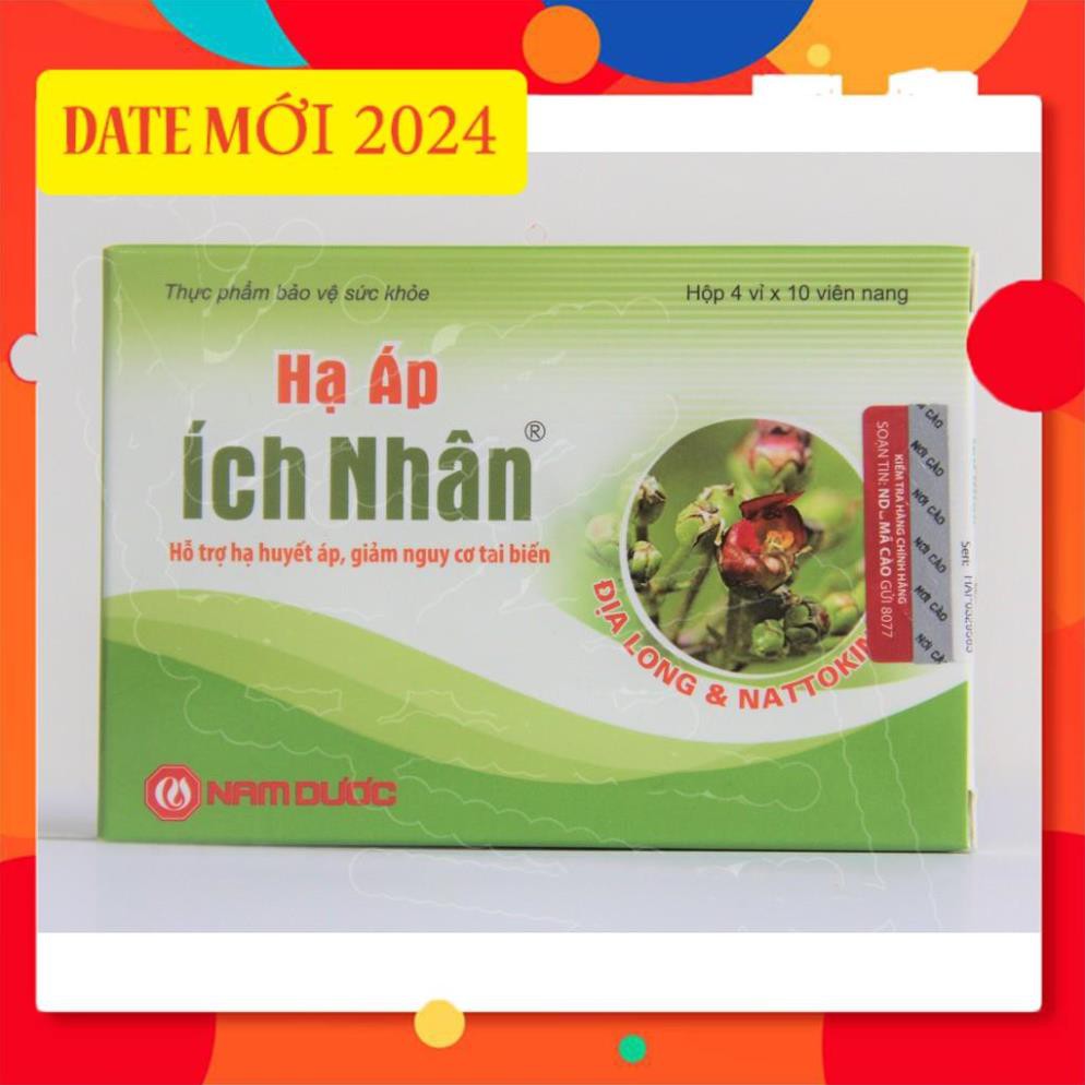 Hạ Áp Ích Nhân⚡Hỗ trợ hạ và ổn định huyết áp, phòng ngừa tai biến - Date 2025 mới nhất - CHÍNH HÃNG