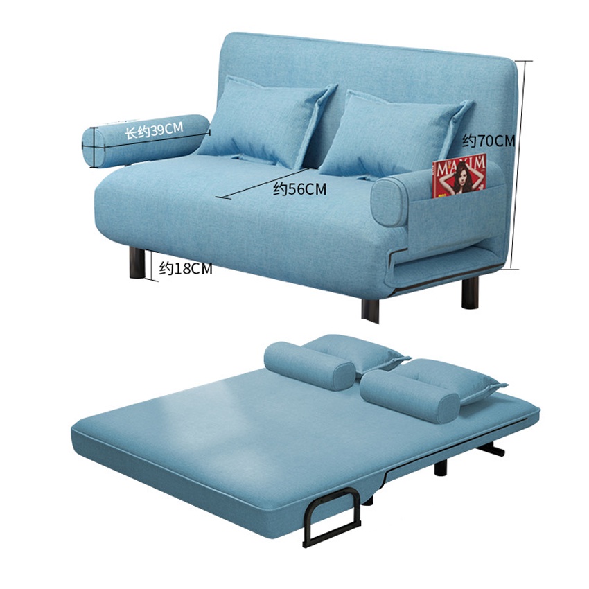 Ghế sofa giường nằm, ghế sofa giường đa năng gấp gọn với 3 chức năng gập ngồi bảo hành 12 tháng
