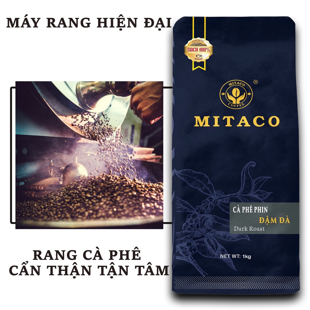 Cà Phê Phin Đậm Đà MITACO COFFEE (Gói 1kg)