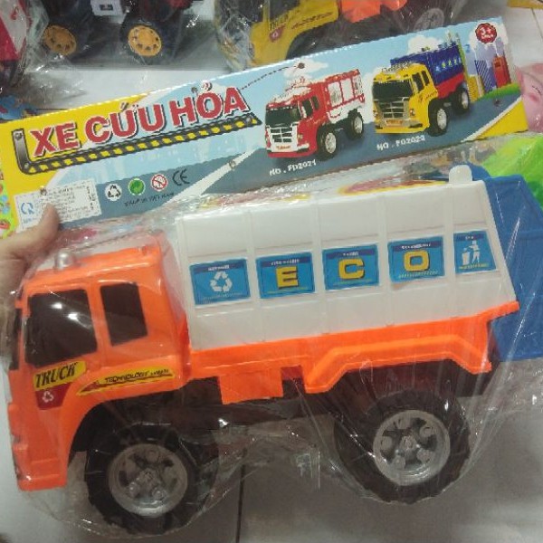 XE CHỞ RÁC CHO BÉ  Đồ Chơi Xe Tải Chở Rác Loại To Đẹp Hàng Việt Nam Vừa Học Vừa Chơi SIZE TO NHẤT