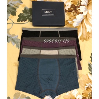 Quần sịp nam thông hơi set 4c