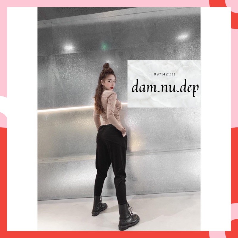 Set Áo giấy Vạt + Quần Bom cực Xinh