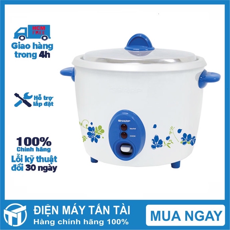 Nồi cơm Sharp 0.6 đến 2.8 lít Thái Lan, bảo hành chính hãng 12 tháng