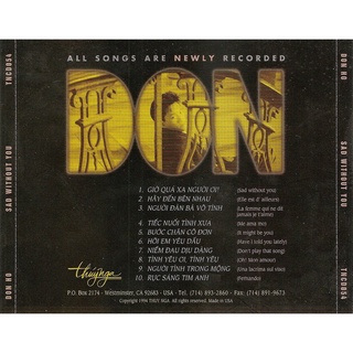 Bộ 9 đĩa cd nhạc don hồ 3