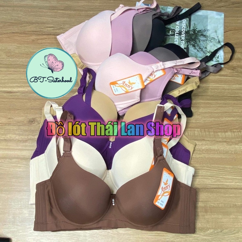 Áo ngực ANNY 8802 Thái Lan dành cho vòng 1 to, cúp D, trơn không mút chống xệ, có gọng cao cấp, LOT STORE