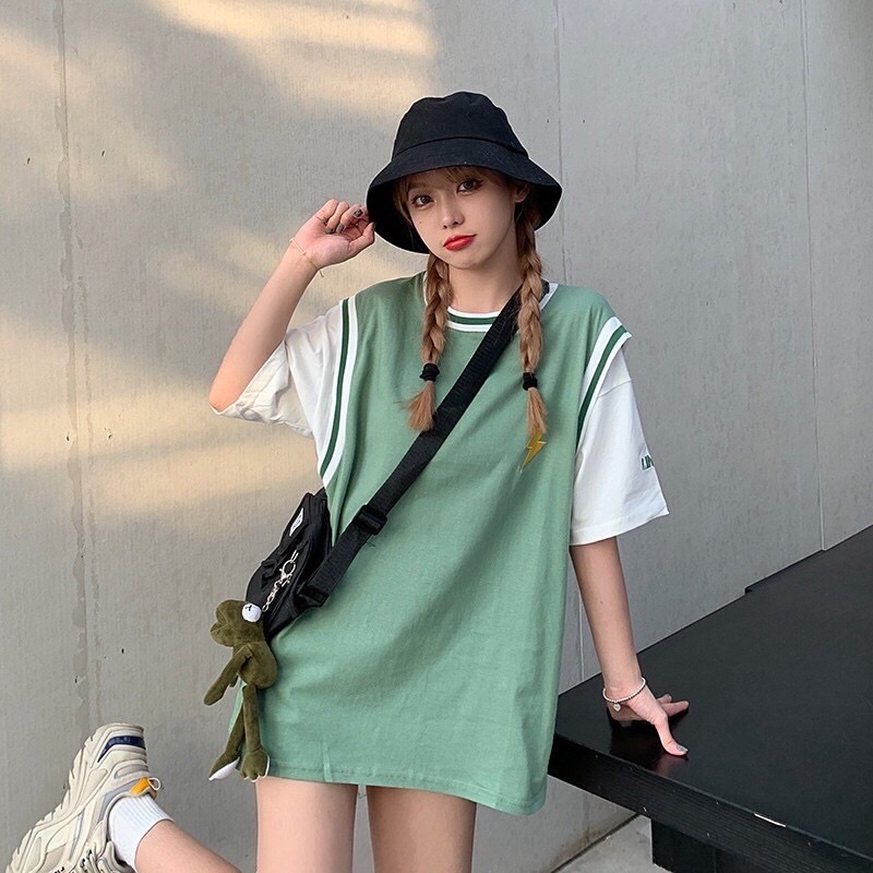 Áo thun tay lỡ nam nữ From rộng, áo phông Unisex thêu hình thời tiết cực chất