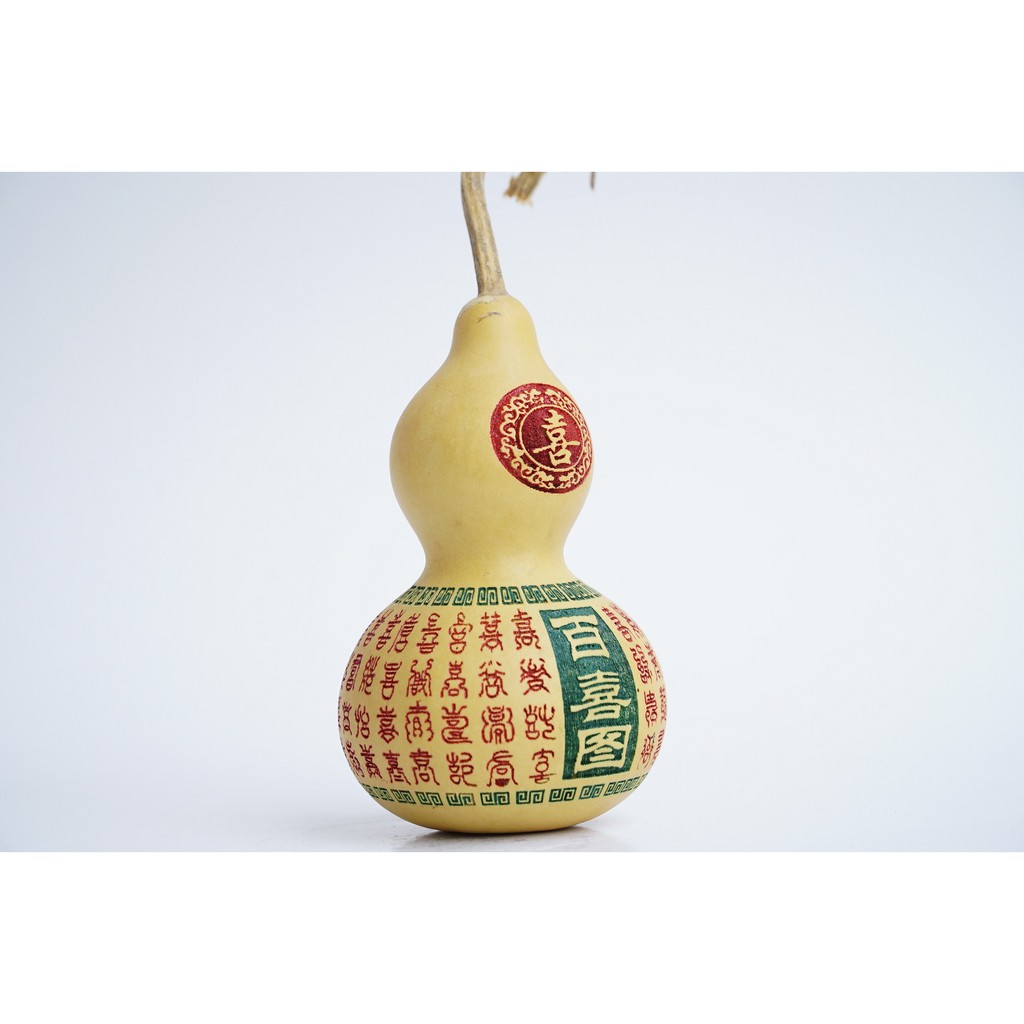 Bầu hồ lô phong thủy khắc kinh chú Phật nguyên cuống bình an | BigBuy360 - bigbuy360.vn