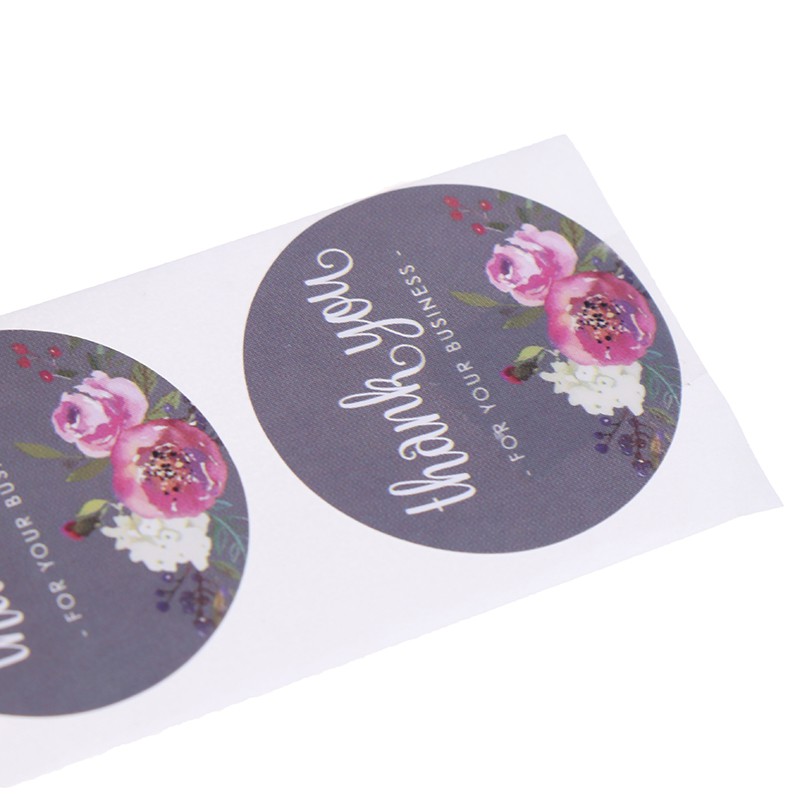 Set 500 sticker dán chữ Thank You