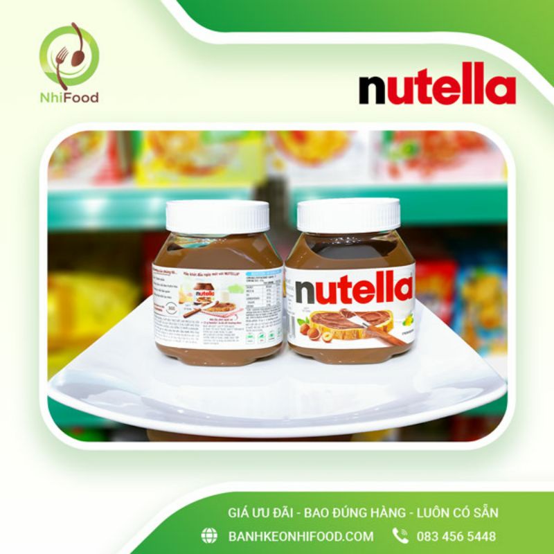 Bơ Hạt Phỉ Phết CaCao Nutella, Hủ 200g