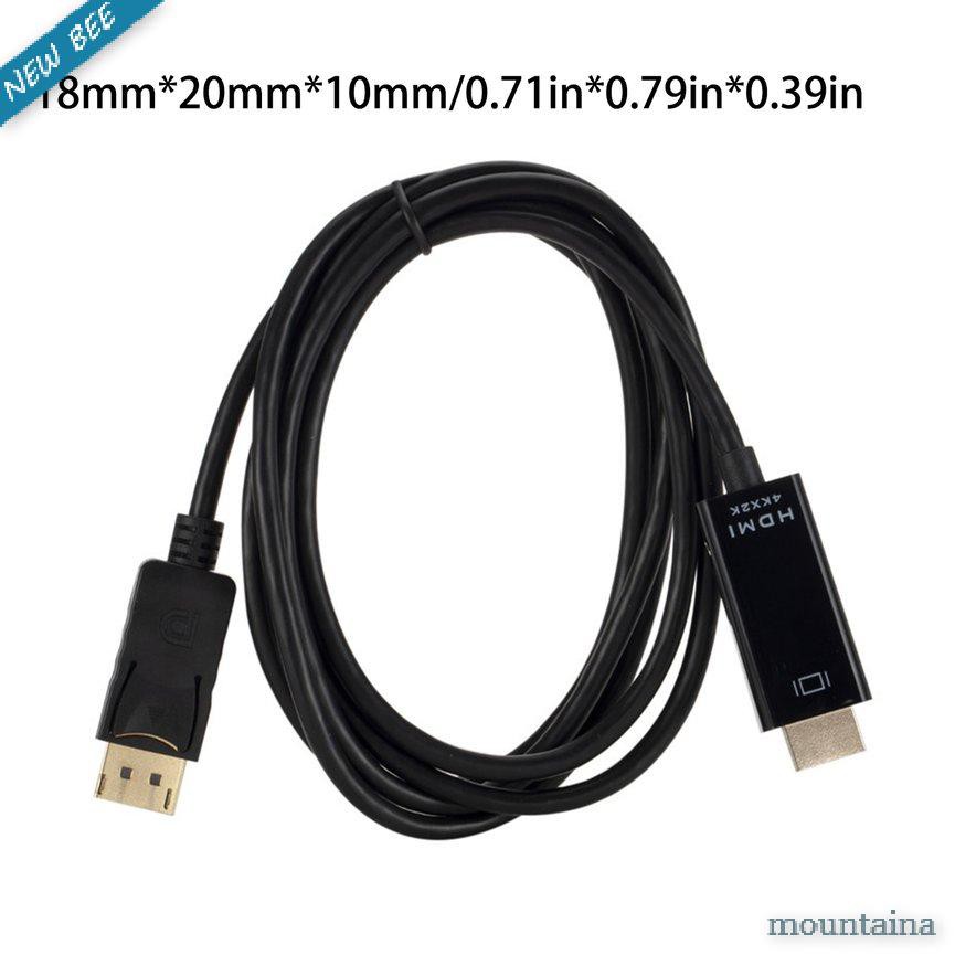 Dây Cáp Chuyển Đổi Dp Sang Hdmi 1080p 4k Dài 1.8m