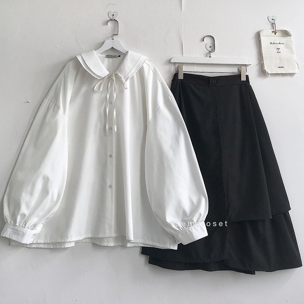 Chân váy dài xòe form rộng DAMMI - 3269  ( Jem Closet )