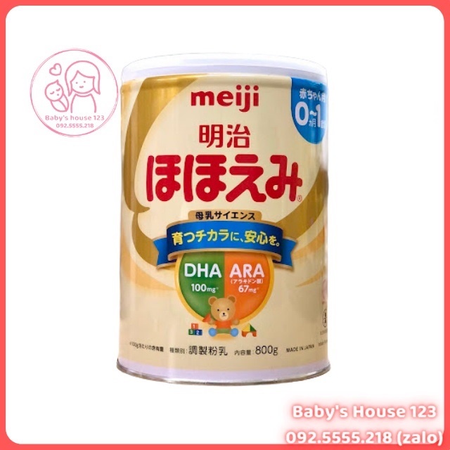 Sữa Meiji Số 0 Nội Địa Nhật Bản - Hộp 800gr