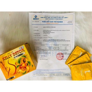 Trà Đào Giảm Cân Kelly Detox Chính Hãng