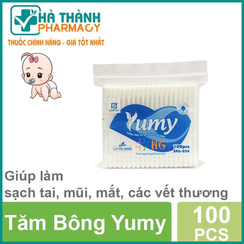 Tăm bông Yumy người lớn (Gói 100 que)