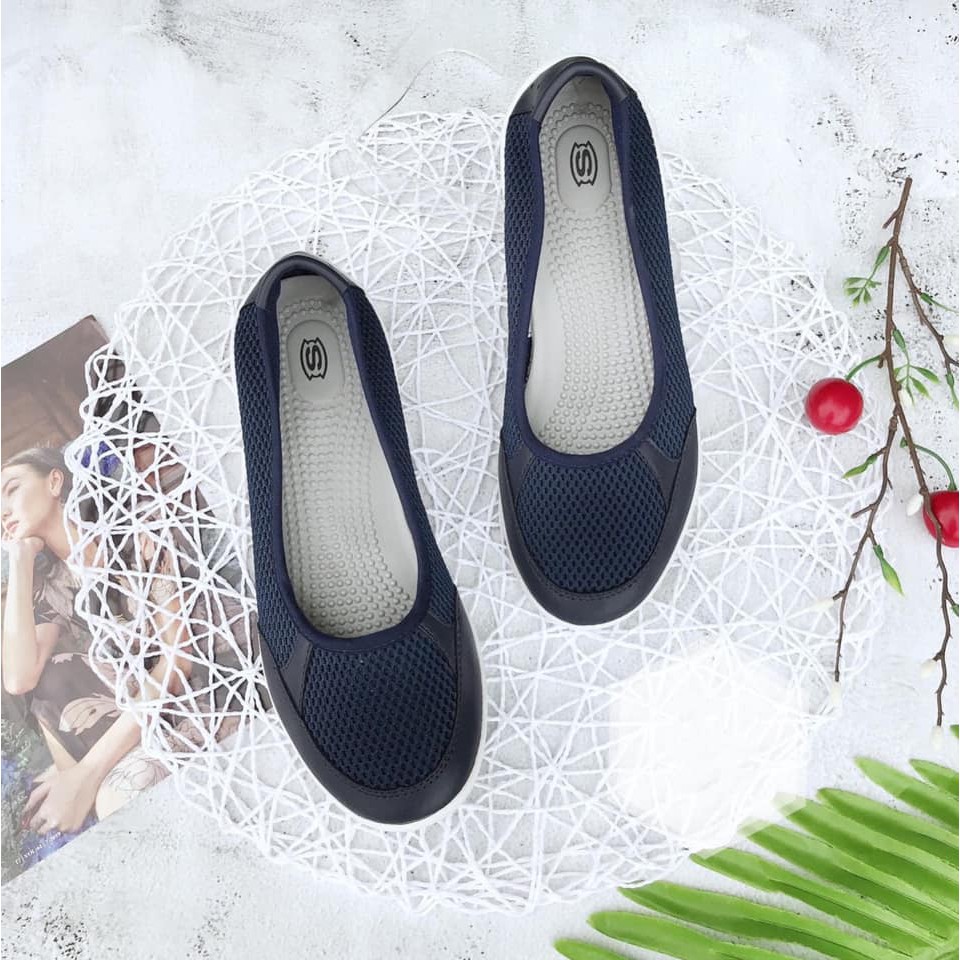 Giầy Thể Thao Nữ Lưới Mùa Hè Giầy Slipon Hàng vnxk