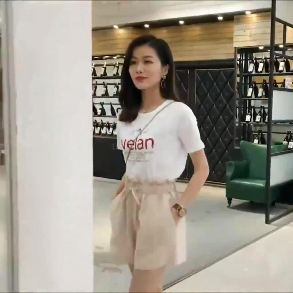 Quần Short Lưng Cao Ống Rộng Phong Cách Hàn Quốc Dành Cho Nữ | BigBuy360 - bigbuy360.vn