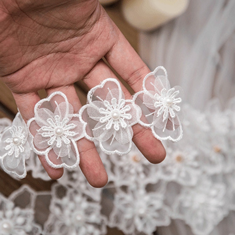 Cuộn Dây Ren Ruy Băng Trang Trí Bó Hoa Diy