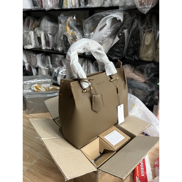 Túi tay cầm xanh rêu