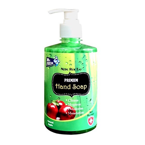 Bộ 2 bình nước rửa tay tiệt trùng dưỡng ẩm Mr Fresh Hàn Quốc 500ml (Nhiều hương tùy chọn)