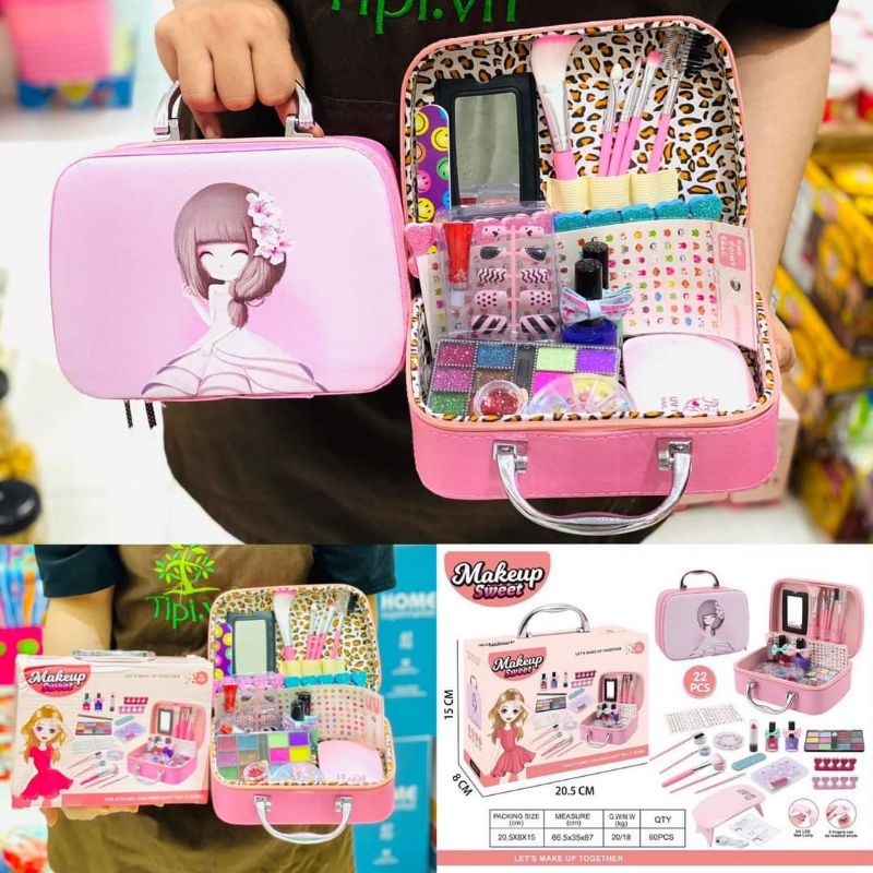 Hộp Đồ Chơi Make up Bé gái