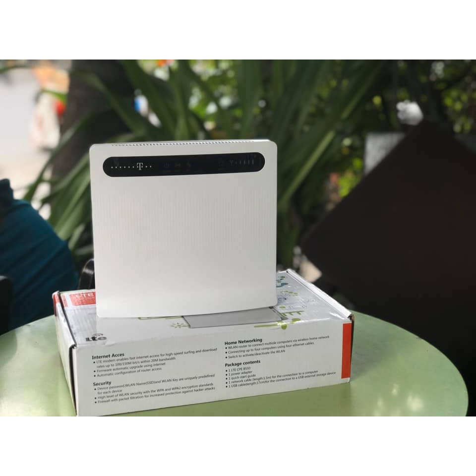 { Rẻ Vô Địch } Phát wifi 4G B593 hàng mới tặng kèm 2 anten trắng