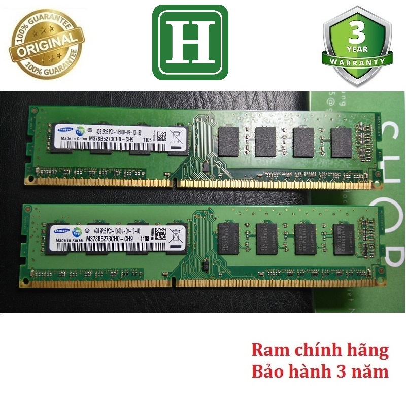 Ram PC DDR3 (PC3) 4Gb bus 1333 ram máy đồng bộ, siêu bền và ổn định, bảo hành 36 tháng