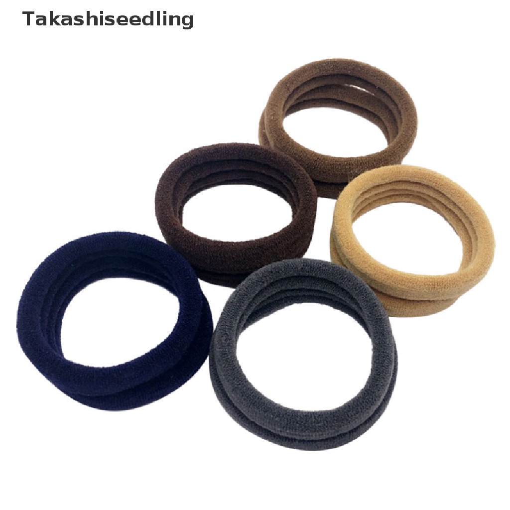 Set 10 dây buộc tóc co giãn phong cách đơn giản thời trang dành cho nữ