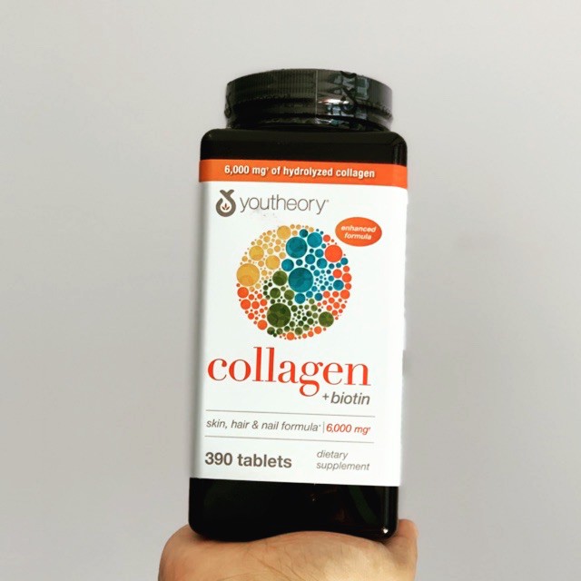 Collagen Biotin Của Youtheory Của Mỹ