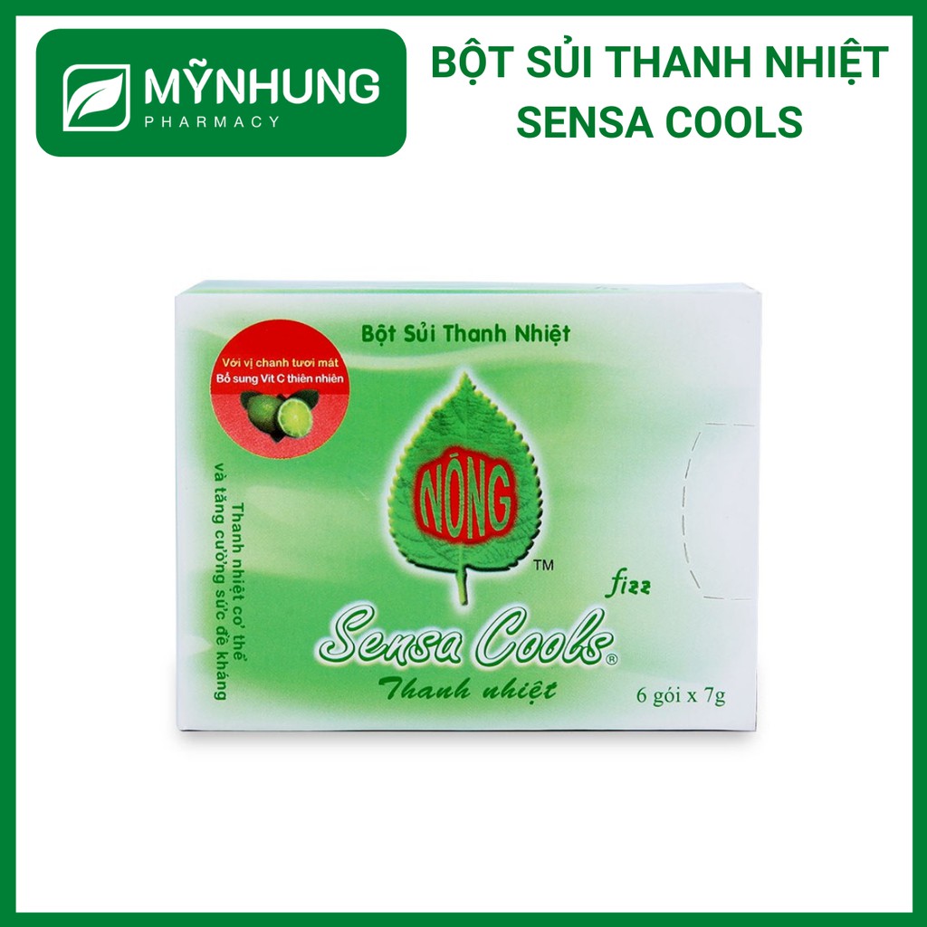 Combo 2 hộp bột sủi thanh nhiệt (hộp 6 gói)