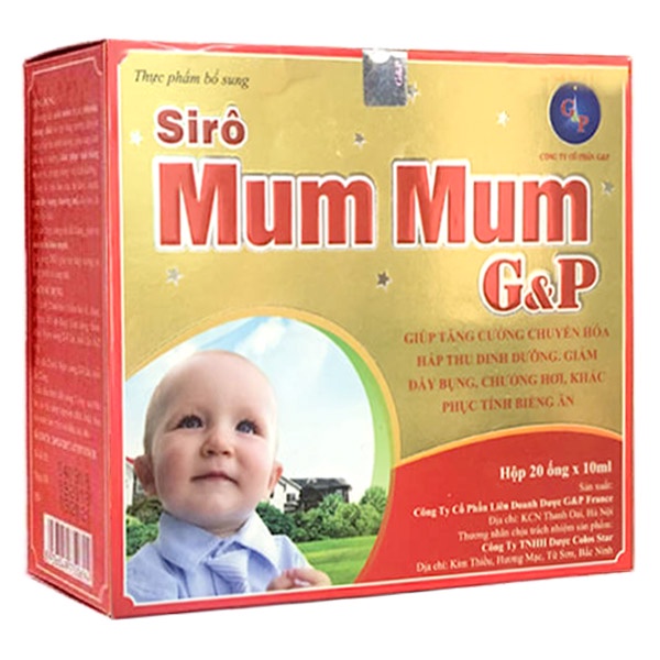 SIRO MUMMUM G&amp;P - SIRO ĂN NGON TIÊU HOÁ KHOẺ