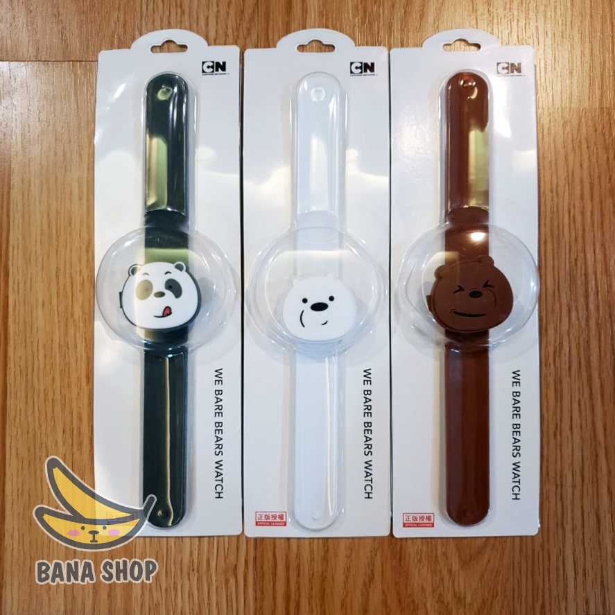 Đồng hồ đeo tay anh em gấu bare bears Chúng tôi đơn giản là gấu