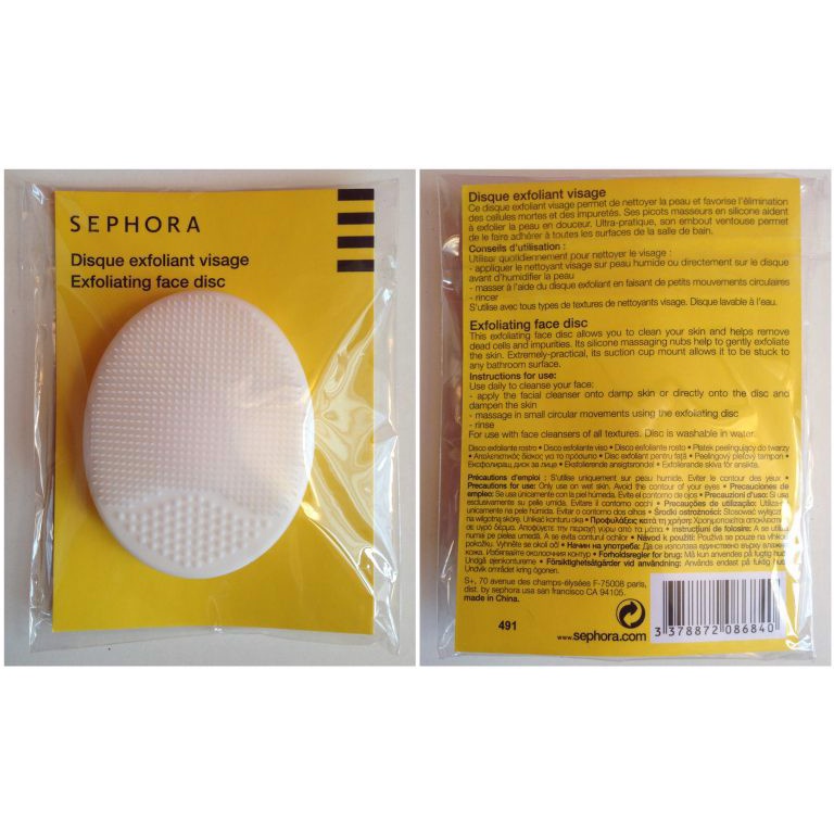 Miếng rửa mặt silicon Sephora Pad làm sạch sâu lỗ chân lông