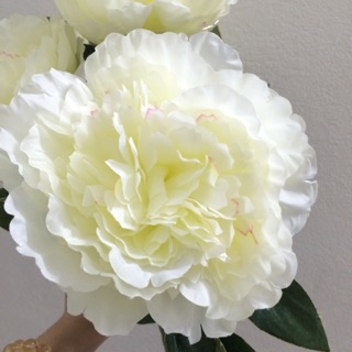 Chùm mẫu đơn 5-7 bông- hoa lụa