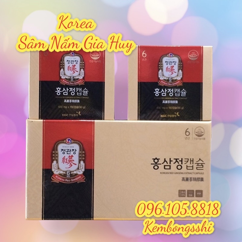 Viên hồng sâm KGC Cheong Kwan Jang KRG Extract Capsule 300 viên