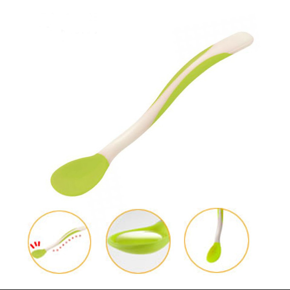 Thìa Ăn Dặm Richell Đầu Silicone Siêu Mềm - 4973655211410