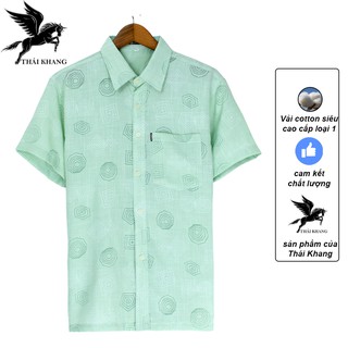 Áo sơ mi nam trung niên tay ngắn vải xô đũi dày dặn siêu mát loại áo sơ mi đũi nam form rộng OG52