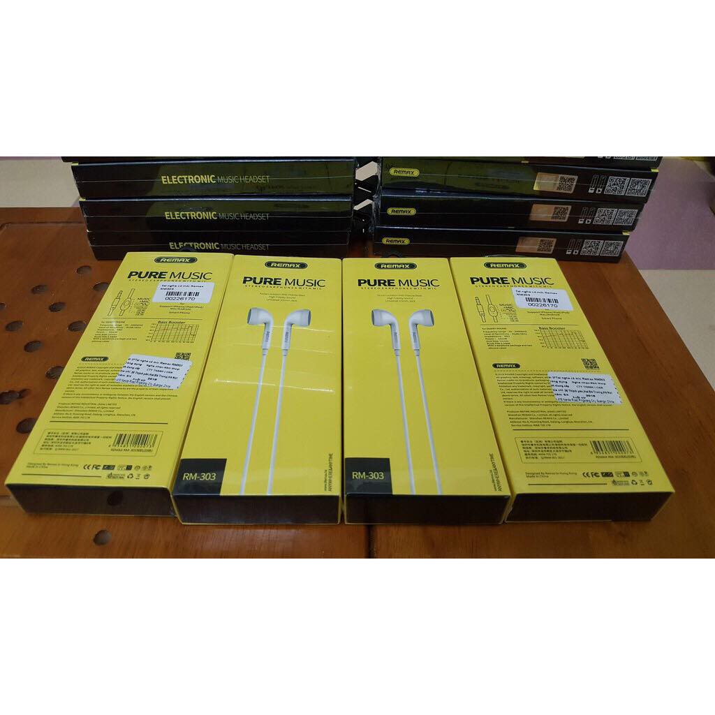 Tai nghe nhạc remax RM303 - White - Hàng nhập khẩu