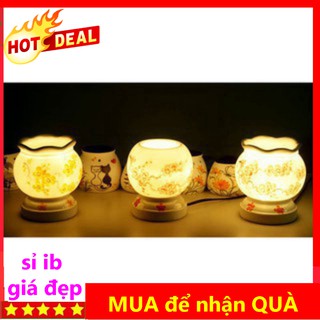 Đèn xông hơi tinh dầu đuổi muỗi cỡ lớn gốm bát tràng