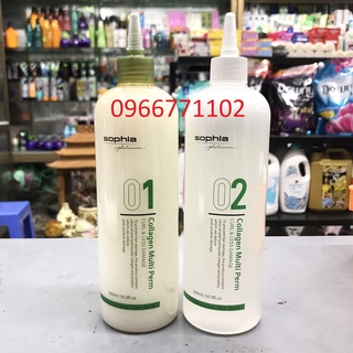 Sophia Platinum Cặp Uốn Tóc Collagen Multi Perm Đa Năng 500ml