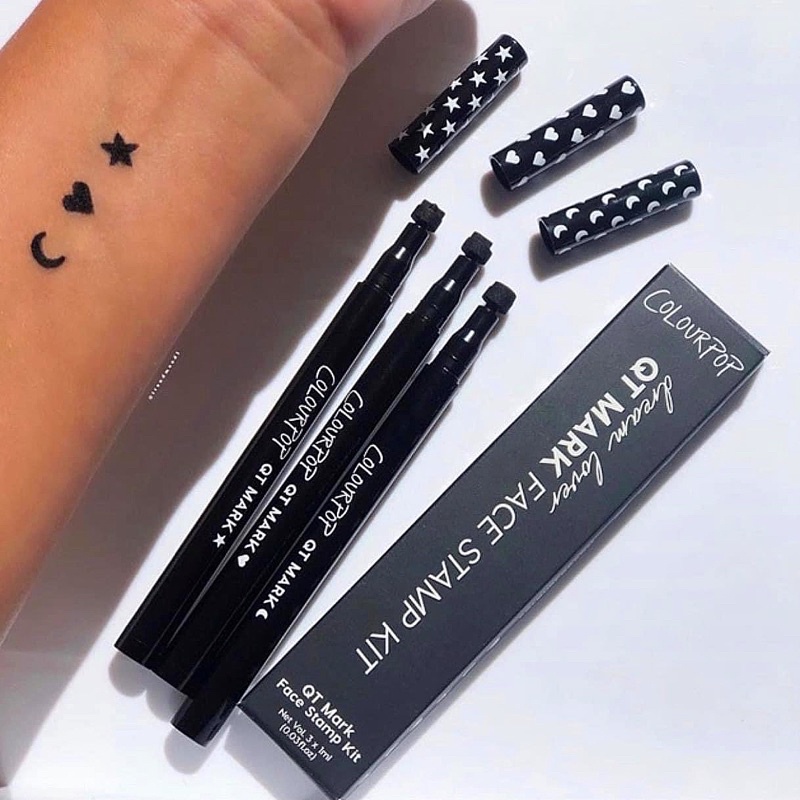 OFF 25% COLOURPOP BÚT ĐÓNG DẤU QT MARK HÌNH NGÔI SAO- TRÁI TIM