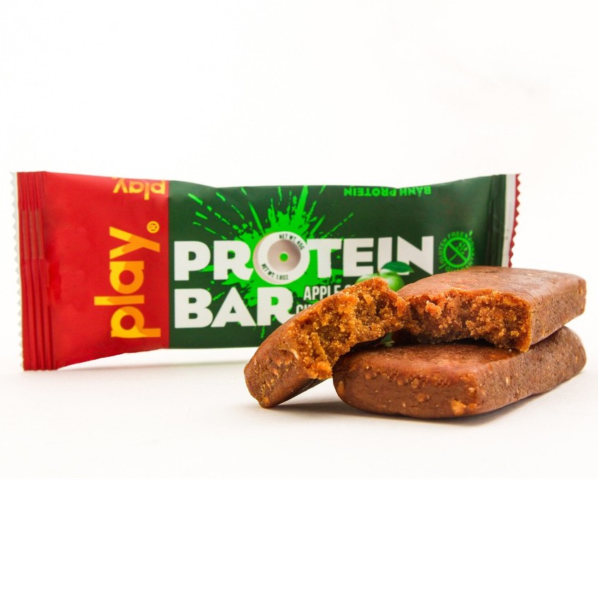 Play Protein Bar Thanh Protein Vị Táo Quế - Bánh Giảm Cân Tăng Cơ 45Gr SP6.2