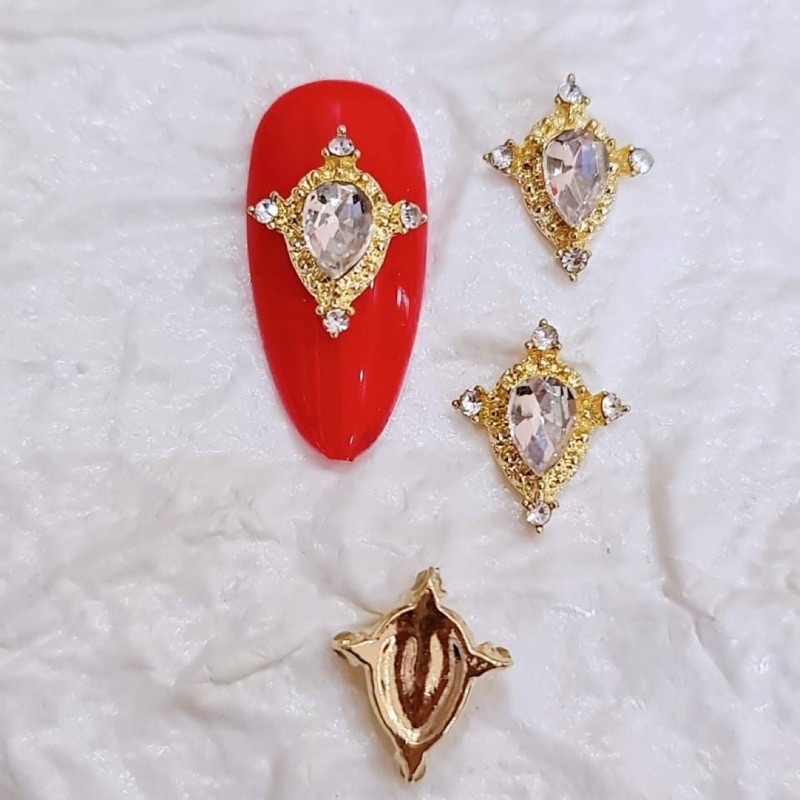 charm nail- phụ kiện nail-8 mẫu cham đính đá- charm bướm