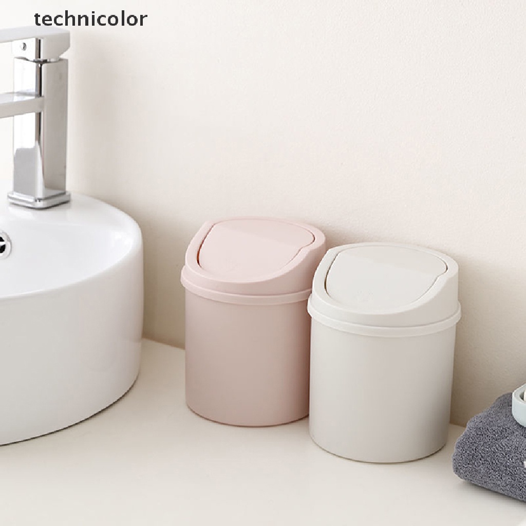 Thùng rác cỡ nhỏ để bàn Có Nắp Đậy Tiện Dụng