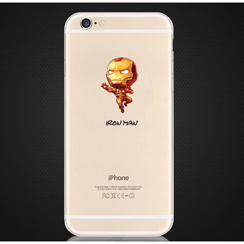 Ốp lưng iPhone Trong Suốt Siêu Anh Hùng 