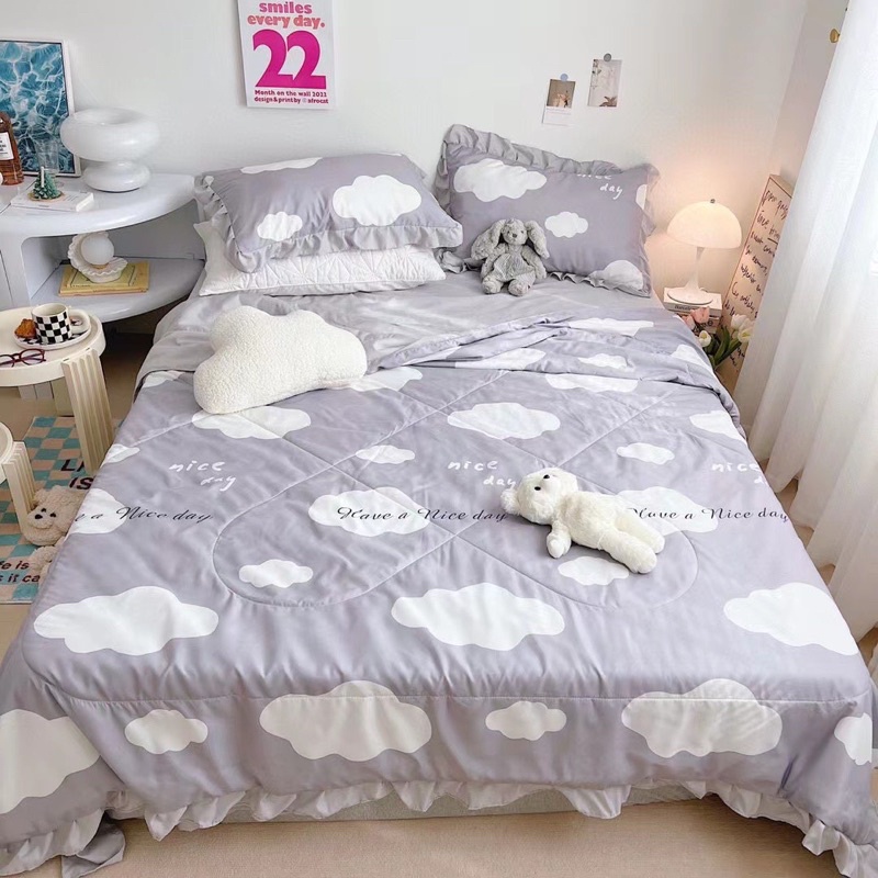 Set ga đũi bèo IGUN BEDDING chăn trần